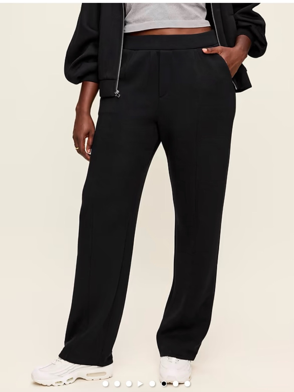 Old Navy Bounce Fleece Trouser Pants Size L- Black NWT